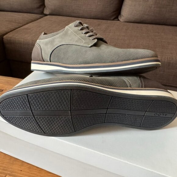 Aldo Cycia Grey Lace Up Shoes - Picture 5 of 5